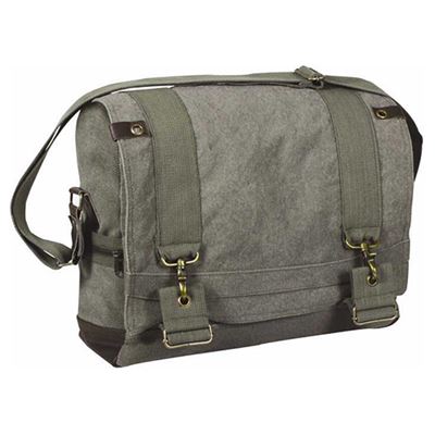 Taška VINTAGE přes rameno B-15 PILOT MESSENGER ZELENÁ