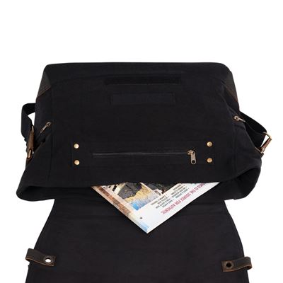 Taška VINTAGE přes rameno B-15 PILOT MESSENGER ČERNÁ ROTHCO 9117 3