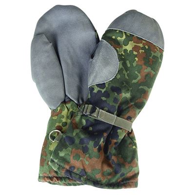 Rukavice BW palcové s podšívkou FLECKTARN použité