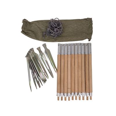 Sada kolíků a tyček pro stavbu stanu k celtám NVA Armáda NVA/DDR 91424405 5