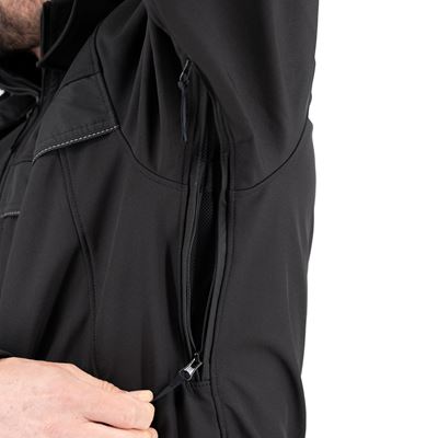 Bunda softshell s kapucí 2012 pro vojenské policisty ČERNÁ Armáda ČR 9156901 5