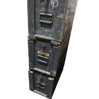 Bedna dřevěná s bočním zavíraním ŠVÝCARSKÁ použitá Armáda Švýcarská 917721 2