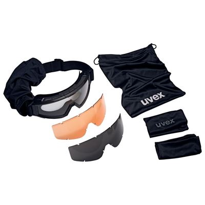 Brýle taktické APACHE GOGGLE SET ČERNÉ
