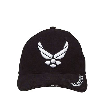 Čepice DELUXE NEW WING AIR FORCE baseball ČERNÁ