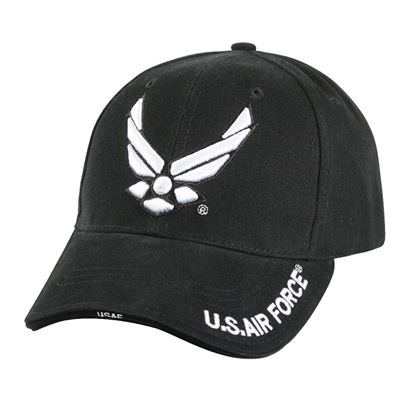 Čepice DELUXE NEW WING AIR FORCE baseball ČERNÁ