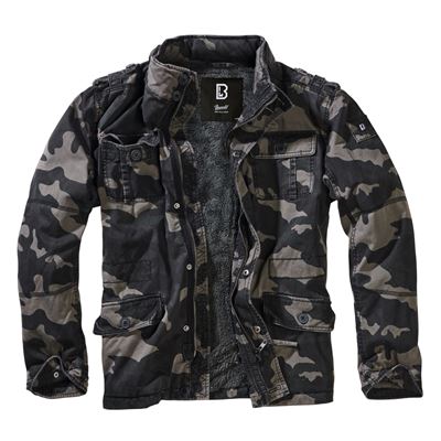 Bunda BRITANNIA JACKET zateplená DARK CAMO