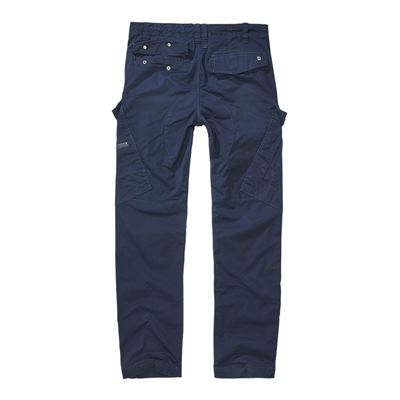 Kalhoty ADVEN SLIM FIT NAVY MODRÉ
