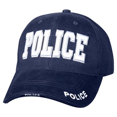 Čepice DELUXE POLICE baseball MODRÁ