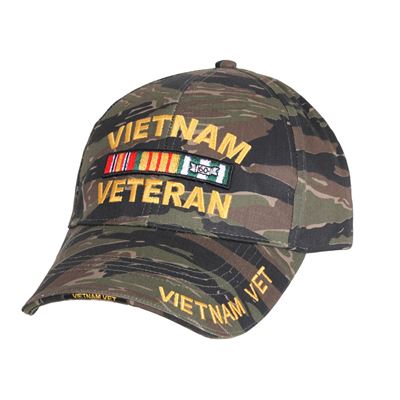 Čepice DELUXE VIETNAM VETERAN baseball TIGER STRIPE