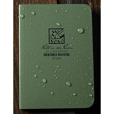 Blok voděodolný RITE IN THE RAIN Memo Book ZELENÝ