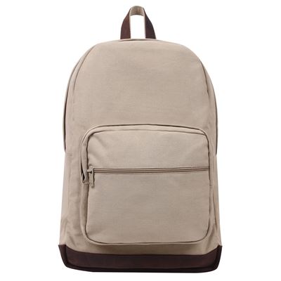Batoh VINTAGE TEARDROP kožené prvky KHAKI ROTHCO 9616 5