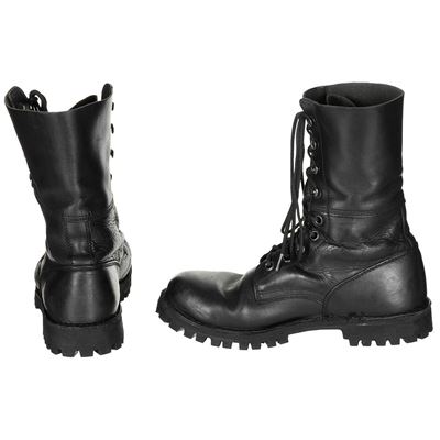 Boty rakouské Kampfstiefel vysoké kožené použité Armáda Rakouská 9618130 2