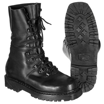 Boty rakouské BH s očky vysoké kožené použité