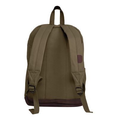 Batoh VINTAGE TEARDROP kožené prvky ZELENÝ ROTHCO 9666 4
