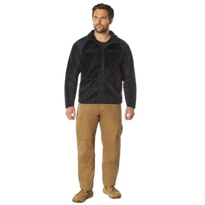 Bunda fleece GEN III/LEVEL 3 ECWCS ČERNÁ