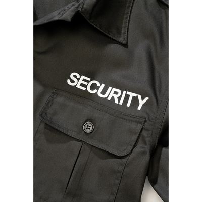 Košile US SECURITY dlouhý rukáv ČERNÁ
