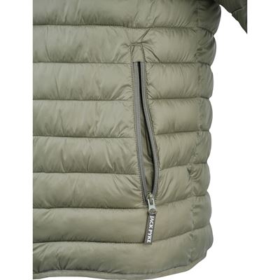 Bunda oboustranná zateplená nepromoková Reversible Waterproof ZELENÁ