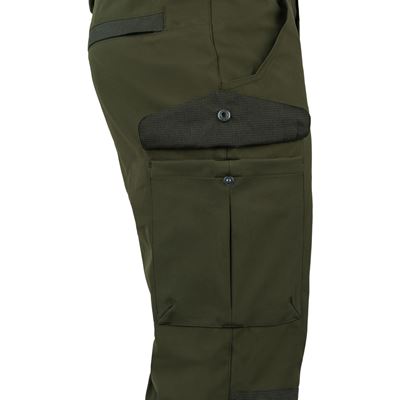 Kalhoty SOFTSHELL ZELENÉ