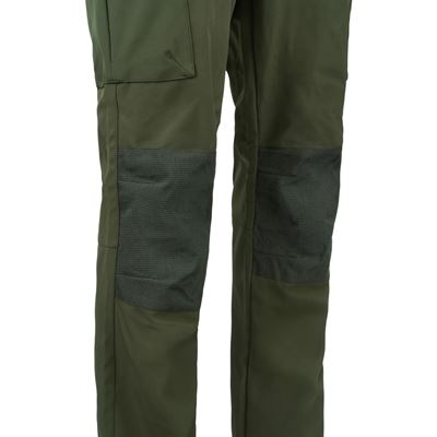 Kalhoty SOFTSHELL ZELENÉ