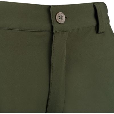 Kalhoty SOFTSHELL ZELENÉ