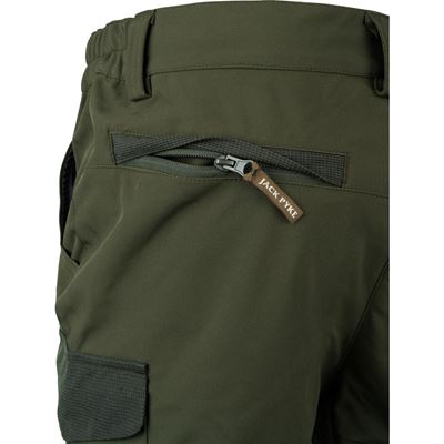 Kalhoty SOFTSHELL ZELENÉ