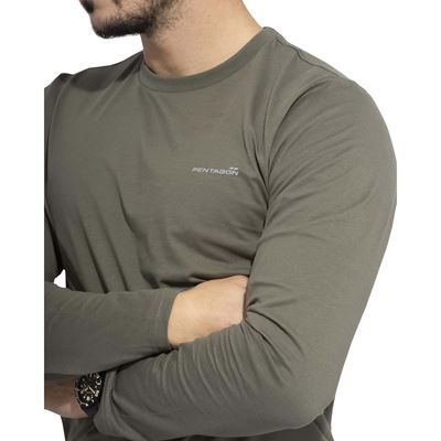 Triko dlouhý rukáv AGERON 2.0 OLIVE GREEN PENTAGON K09029-2.0-06 3