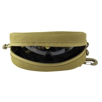 Pouzdro na brýle TACTICAL ZELENÉ COYOTE KOMBAT KO-1940-CO 2