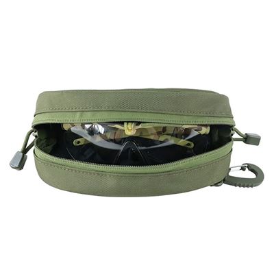 Pouzdro na brýle TACTICAL ZELENÉ OLIVE GREEN KOMBAT KO-1940-OG 2