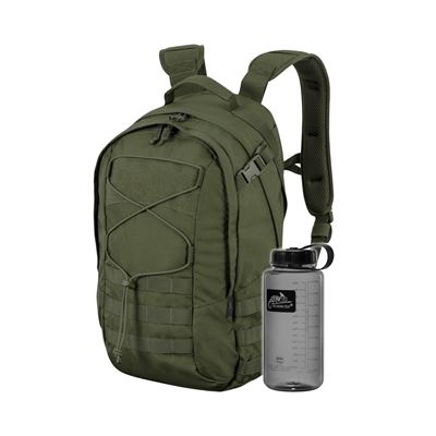 Batoh EDC PACK® set s láhví 1 l ZELENÝ