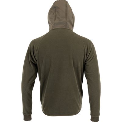 Mikina s kapucí fleece Hybrid Hoodie ZELENÁ SPEERO SPHOODHYB 7