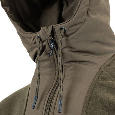 Mikina s kapucí fleece Hybrid Hoodie ZELENÁ SPEERO SPHOODHYB 5