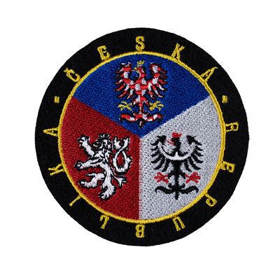 Nášivka Česká republika KRUH - BAREVNÝ