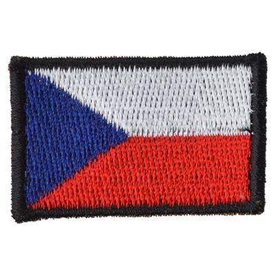 Nášivka ČR vlajka malá BAREVNÁ (40mm) VELCRO