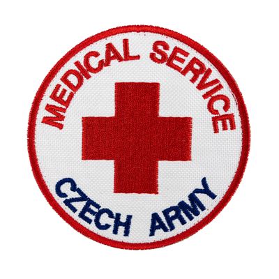 Nášivka MEDICAL SERVICE CZECH ARMY barevná