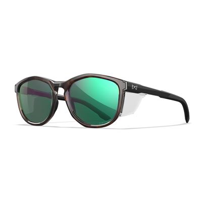 Brýle střelecké WX BRAVO CAPTIVATE™ ČERNO/HNĚDÝ rám GREEN MIRROR skla WILEY X AC4BRV07-W 2