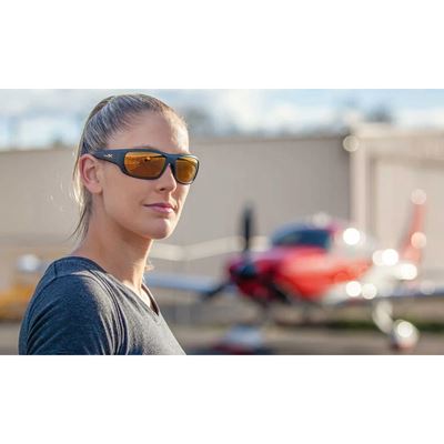 Brýle střelecké WX OMEGA CAPTIVATE™ ČERNÝ rám POLARIZOVANÁ BRONZE skla WILEY X ACOME04-W 3
