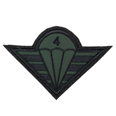 Nášivka 4.výsadková BRIGÁDA rychlého nasazení bojová zelená