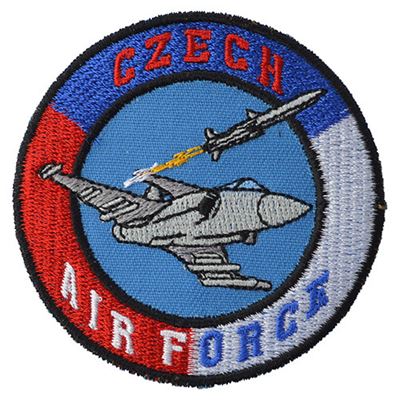 Nášivka CZECH AIR FORCE s gripenem - BAREVNÁ