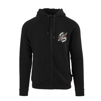 Mikina COME AND TAKE IT se zipem a kapucí ČERNÁ Helikon-Tex® BL-CTT-CB-01 2