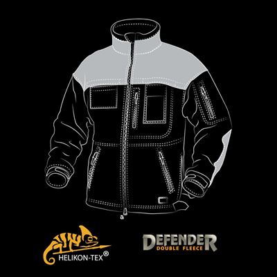 Bunda DEFENDER fleece ČERNÁ