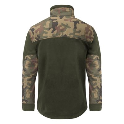 Bunda INFANTRY fleece ZELENÁ/WOODLAND POLSKÝ