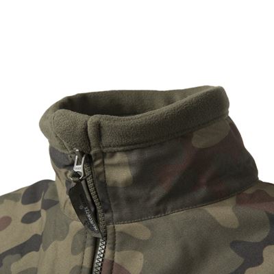 Bunda INFANTRY fleece ZELENÁ/WOODLAND POLSKÝ