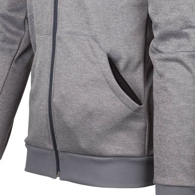 Mikina URBAN TACTICAL HOODIE ŠEDÁ MELANŽ