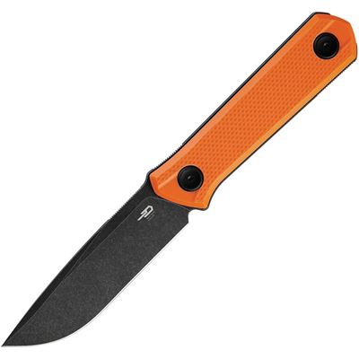 Nůž HEDRON s pevnou čepelí ORANŽOVÝ
