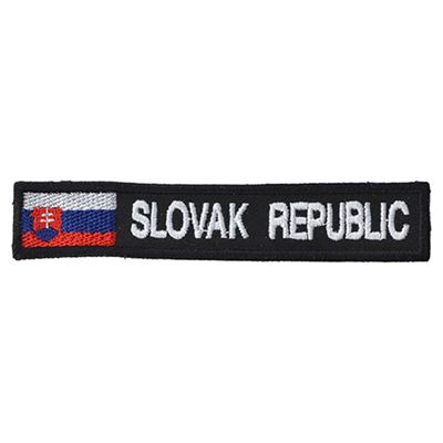 Nášivka SLOVAK REPUBLIC + VLAJKA - BAREVNÁ