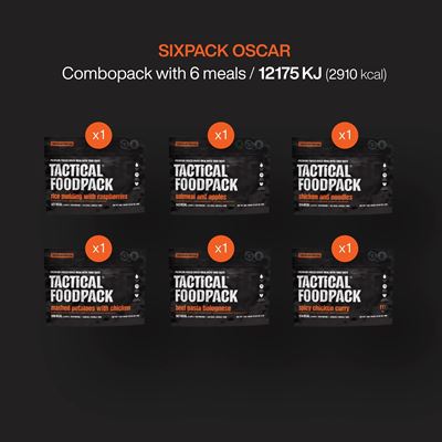 Jídlo dehydrované 6 porcí SIXPACK OSCAR TACTICAL FOODPACK C0021 2