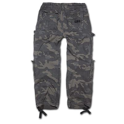 Kalhoty PURE vintage DARK CAMO