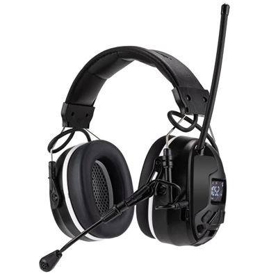 Sluchátka elektronická M300T s BlueTooth a FM rádiem ČERNÁ