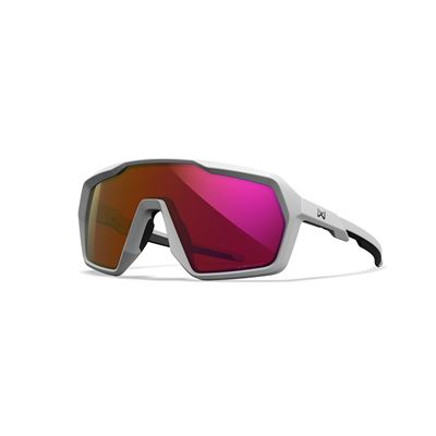 Brýle střelecké WX CITADEL CAPTIVATE™ BÍLÝ rám RED MIRROR skla