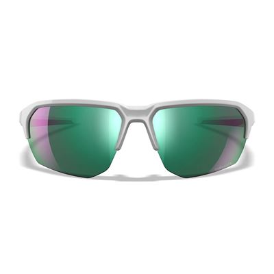 Brýle střelecké WX JAKL CAPTIVATE™ BÍLÝ rám POLARIZOVANÁ ZELENÁ skla